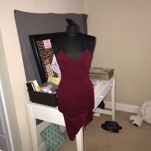 Fashion Nova Red Sleeveless Dress